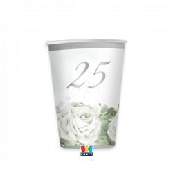 BICCHIERI 250cc 25°ANNIVERSARIO EUCALIPTO 6pz