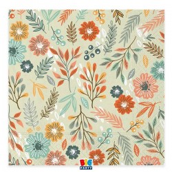 TOVAGLIOLI 33x33cm SPRING FLOWERS 16pz