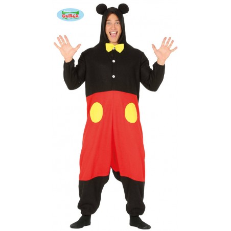 PIGIAMA UOMO TOPO CON BERMUDA ROSSE TG.M