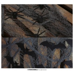 TESSUTI ASSORTITI PIPISTRELLI/RAGNI 75x30cm