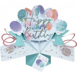 BIGLIETTI AUGURI POP UP HAPPY BIRTHDAY