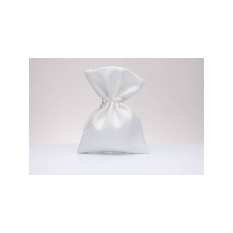 SACCHETTO DIAGONAL 9x12cm BIANCO 12pz