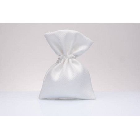 SACCHETTO DIAGONAL 9x12cm BIANCO 12pz