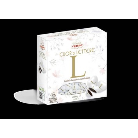 CONFETTI CUOR DI LETTERE L CIOCCOLATO FONDENTE 250gr