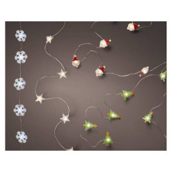 MICRO LED SOGGETTI ASS.TI 10 LUCI 90cm BIANCO CALDO/FREDDO