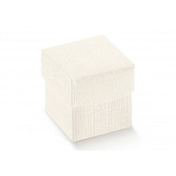 SCATOLA F/COP SETA BIANCO 16,5x16,5x17cm 10pz