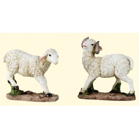 PECORA IN RESINA 10x4,5x8/10cm 1pz (2 ass.)
