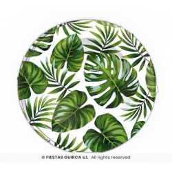 PIATTI ø23cm FOGLIE TROPICALI 6pz