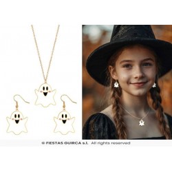 KIT ORECCHINI + COLLANA FANTASMA