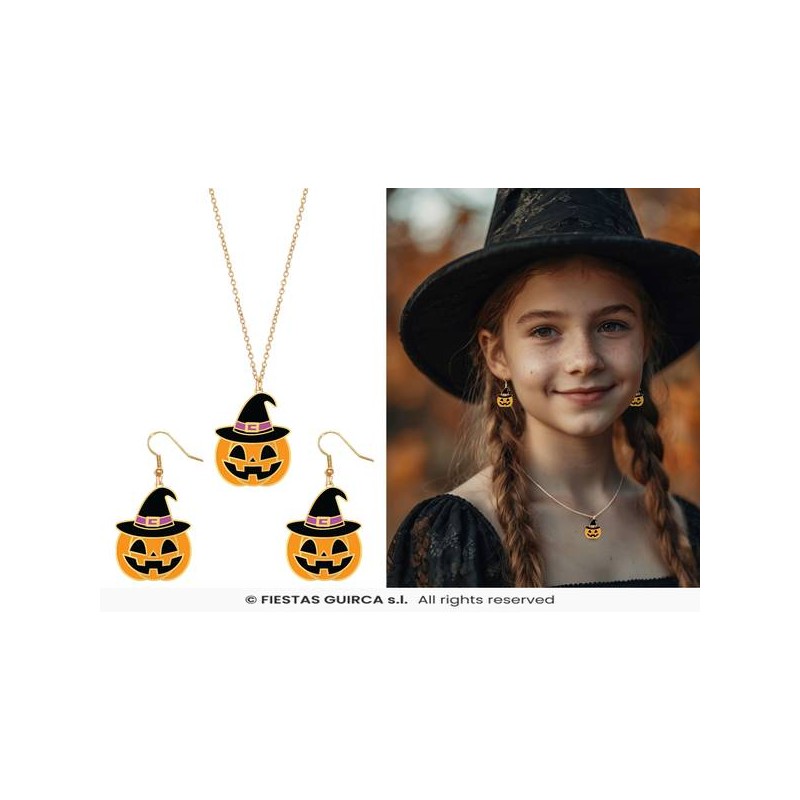 KIT ORECCHINI + COLLANA ZUCCA