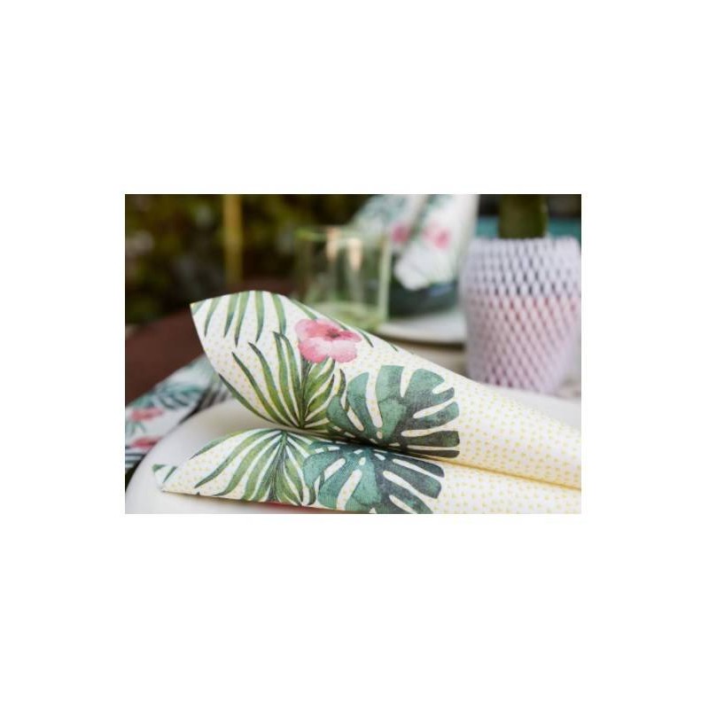 TOVAGLIOLI AIRLAID 40x40cm TROPICANA 50pz FATO