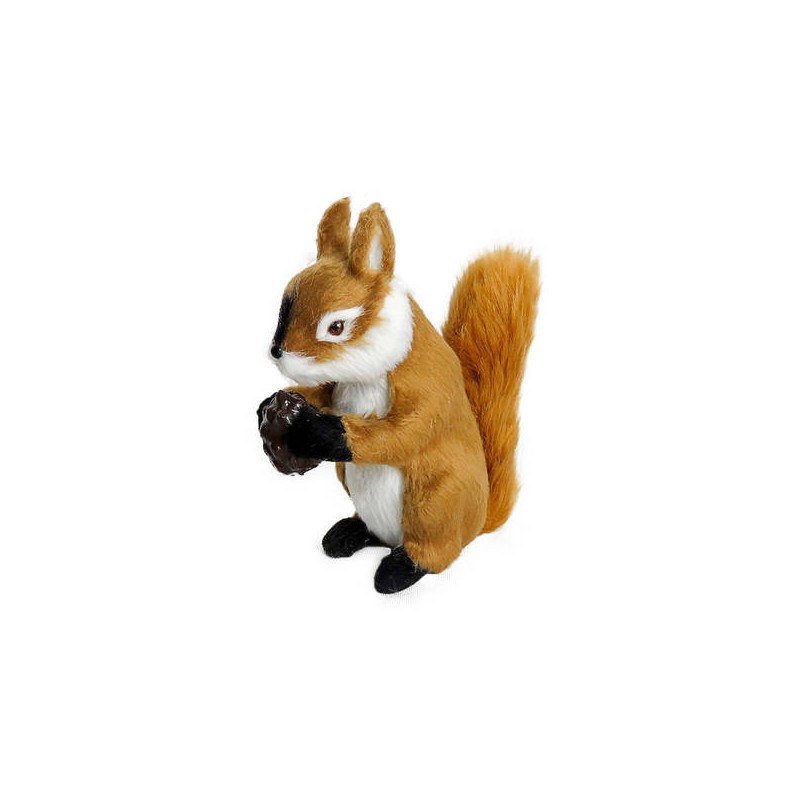SCOIATTOLO MARRONE/BIANCO 13cm