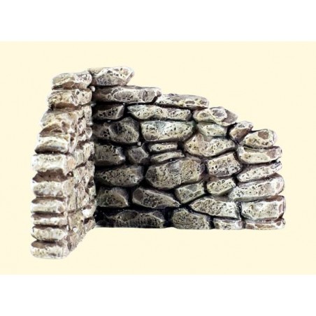 MURETTO IN RESINA cm 5+6x1x5 AD ANGOLO