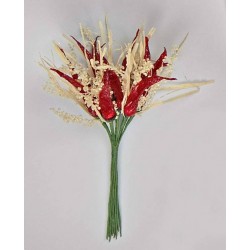 PEPERONCINO CON GIPSOPHILA NATURALE 12pz