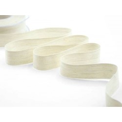 NASTRO MELANGE OPACO mm25x20mt COL.35 AVORIO