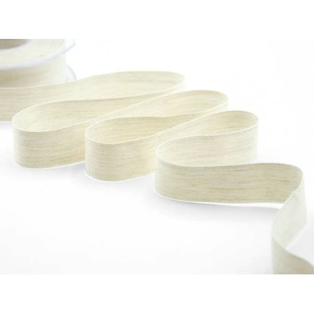 NASTRO MELANGE OPACO mm25x20mt COL.35 AVORIO