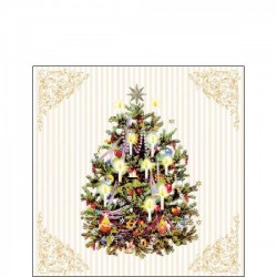 TOVAGLIOLI 25x25 X-MAS TREE CREAM 20pz