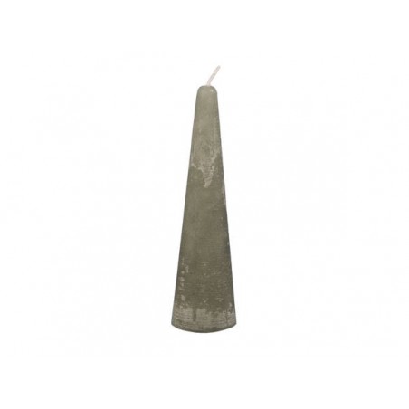 CANDELA FROSTED CONO cm 5x20 MENTA