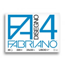 ALBUM FABRIANO C/ANGOLI F4 24x33cm 20fg 220gr LISCIO