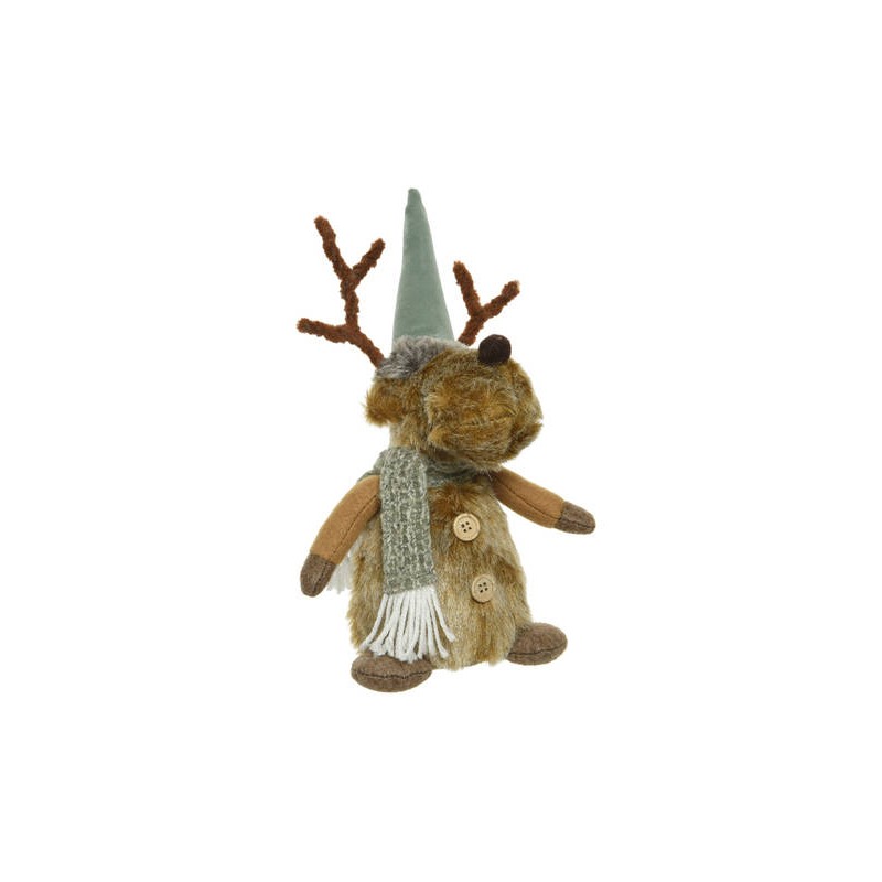 ALCE IN POLIESTERE H.27cm MARRONE