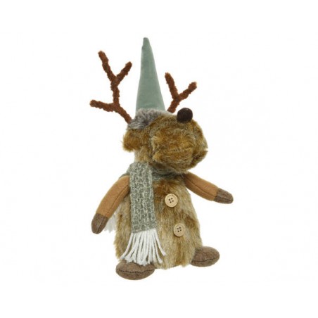 ALCE IN POLIESTERE H.27cm MARRONE