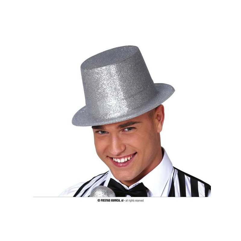 CILINDRO ARGENTO GLITTER