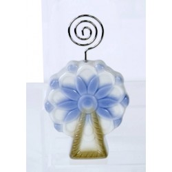 RUOTA PANORAMICA CLIP FOTO PORCELLANA CELESTE 6x3x11