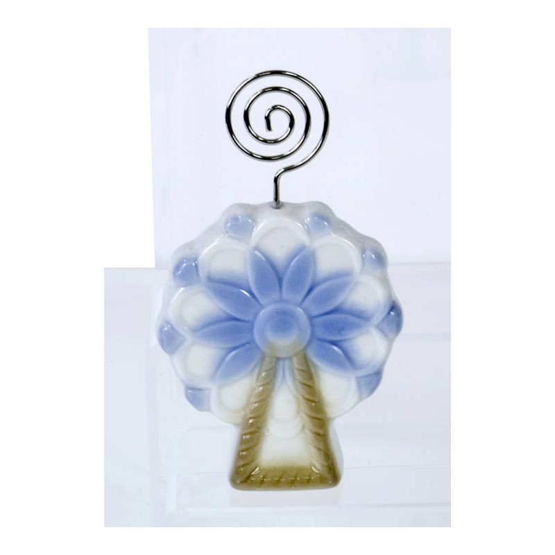 RUOTA PANORAMICA CLIP FOTO PORCELLANA CELESTE 6x3x11