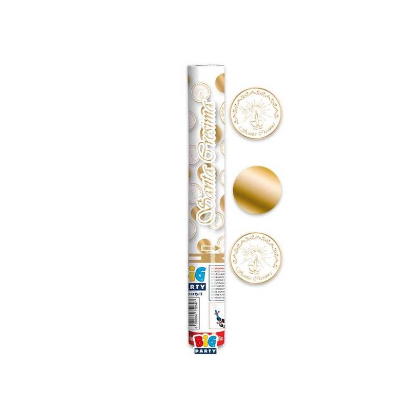 CANNONE SPARACORIANDOLI CRESIMA GOLD 30cm