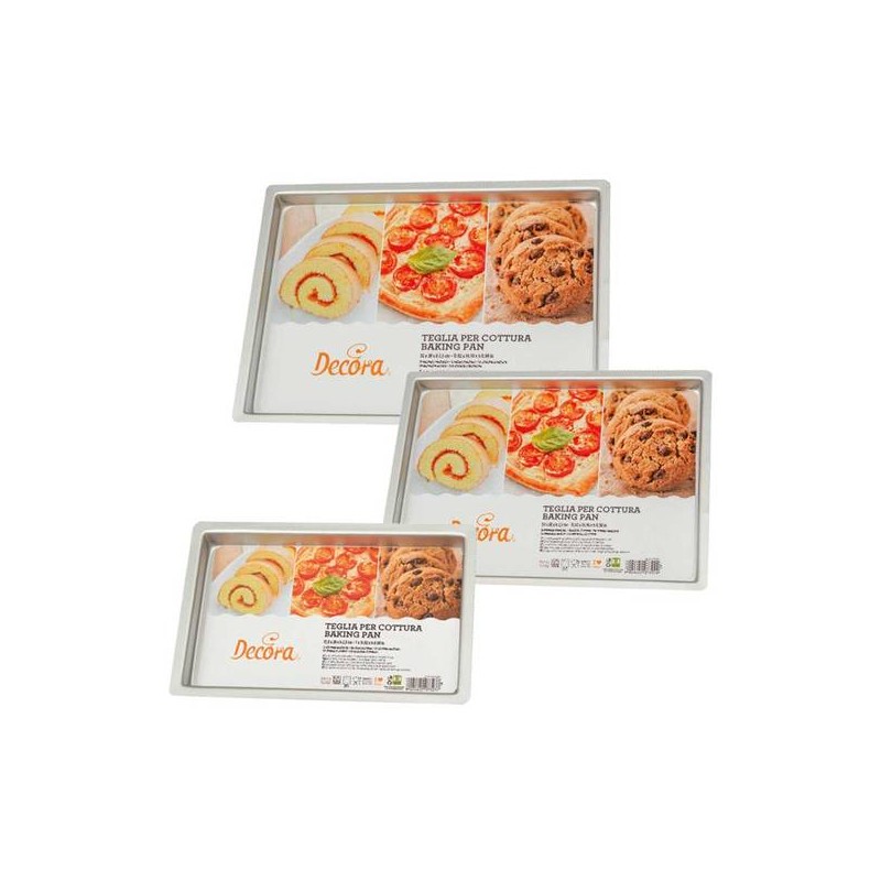 TEGLIA ANODIZZATA RETTANGOLARE 17,8x28x2,5cm