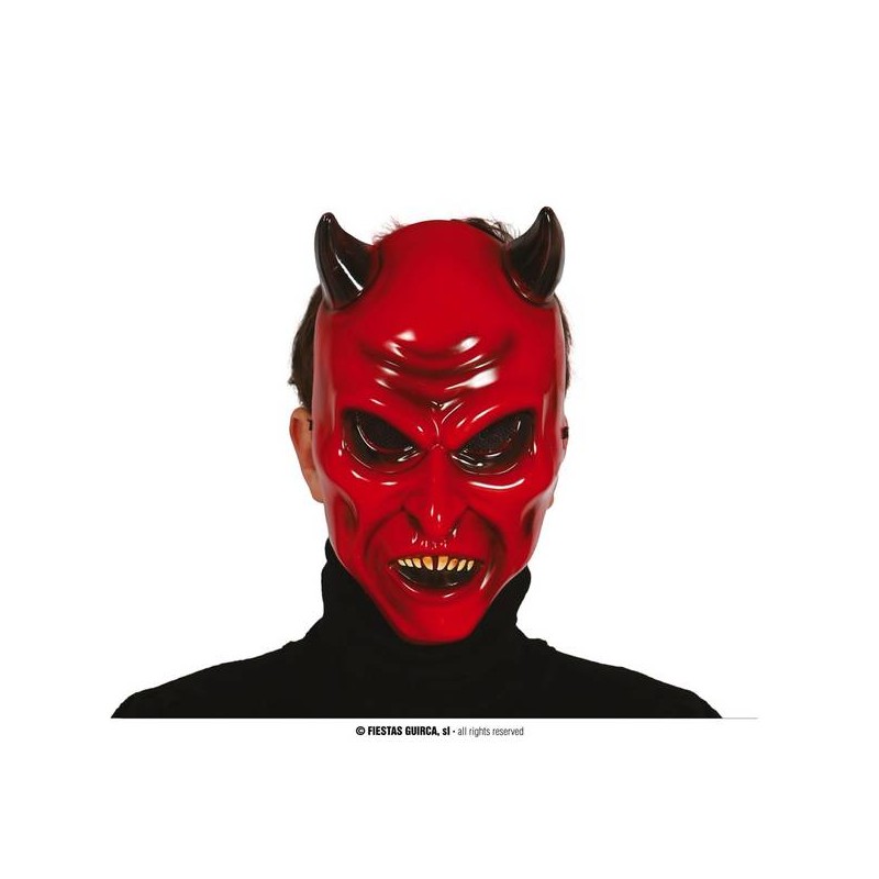 MASCHERA DIAVOLO PVC