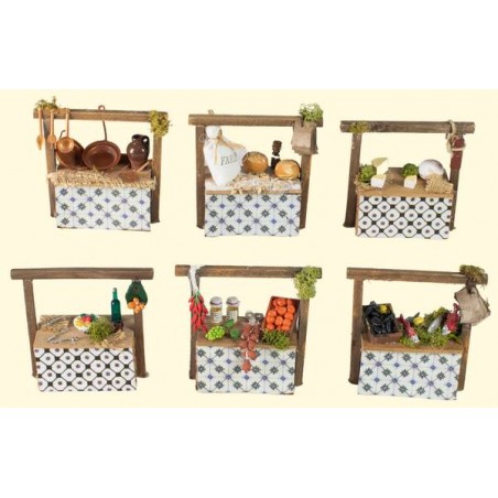 BANCO 12x5x11cm IN LEGNO 6ass. 1PZ