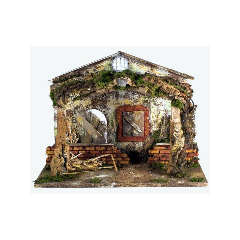 CAPANNA 42x19x30cm CON LUCE 87446