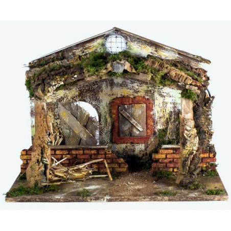 CAPANNA 42x19x30cm CON LUCE 87446