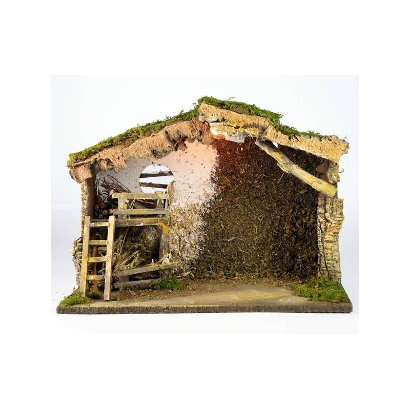 CAPANNA 42x19x30cm CON LUCE 87486