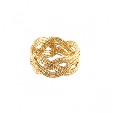 PORTA TOVAGLIOLO METAL TRECCIA ORO 5,5cm