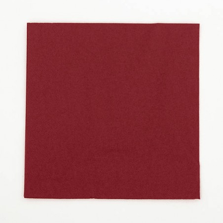 TOVAGLIOLI 33x33cm ROSSO RUBINO 16pz