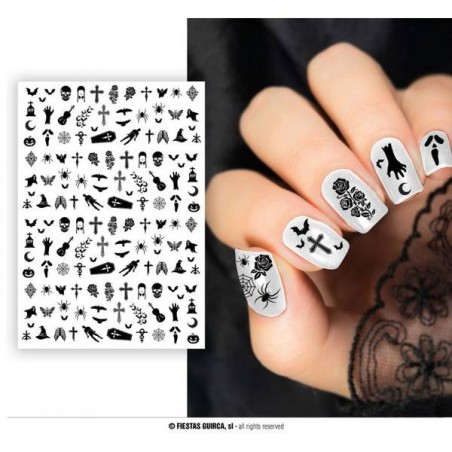 ADESIVI PER UNGHIE NERO