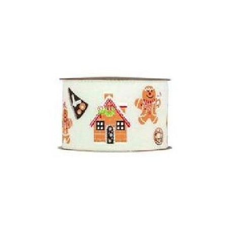 NASTRO GINGERBREAD MAN mm63x10mt