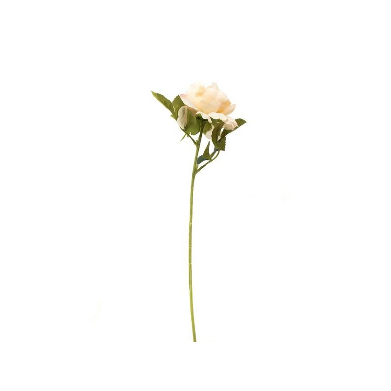 FIORE PEONIA C/STELO 50cm AVORIO