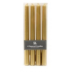 CANDELA STELO ORO 4pz