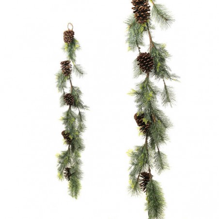 RAMO GHIRLANDA CON PIGNE 150cm