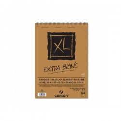 BLOCCO CANSON XL BIANCO 120fg A3 90gr SPIRALE