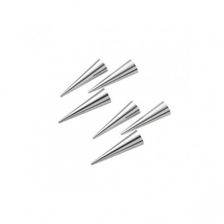 FORMA CONO INOX MIGNON 8,5X2,5cm 6pz