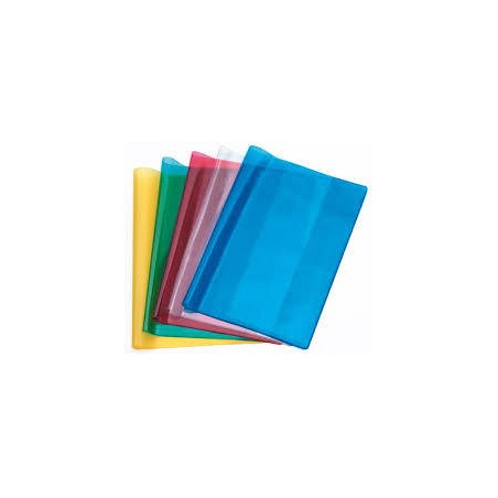 COPERTINA COPRI LIBRO CRISTALLUX 50x31cm COLOR.ASS.TI 3pz