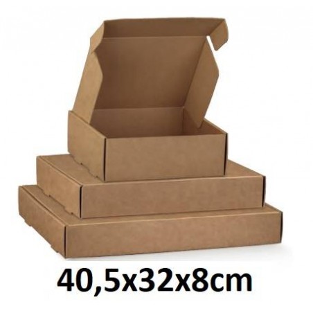 SCATOLA FAST 40,5x32x8cm AVANA LISCIA