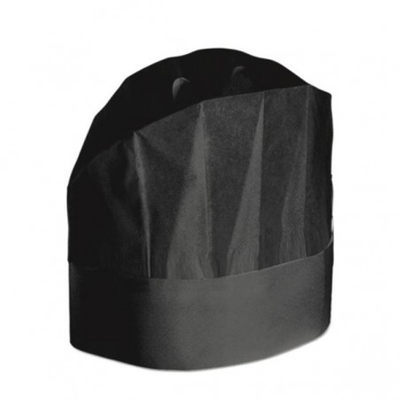 CAPPELLO GRAND CHEF CHIUSO CARTA NERO H.23cm 20pz