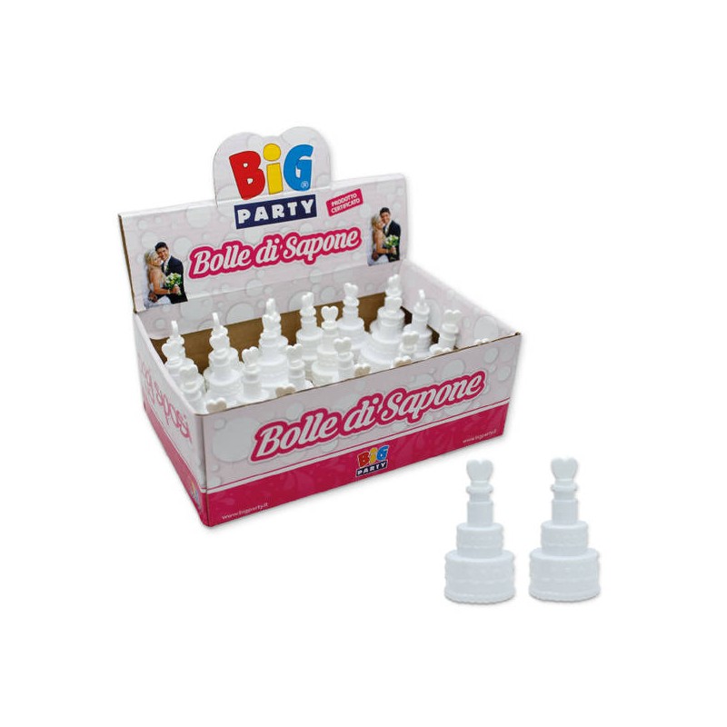 BOLLE DI SAPONE TORTA NUNZIALE BIG