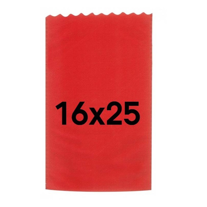 BUSTA REGALO TNT 16x25 12-ROSSO
