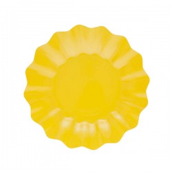 PIATTI NEW SHAPE CM.21 GIALLO 8pz